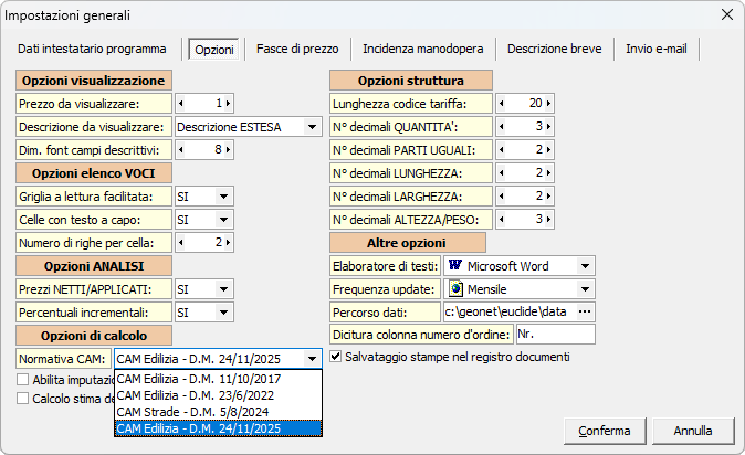 Criteri Ambientali Minimi