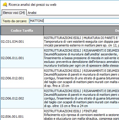 SCARICA ELENCO PREZZO METEL