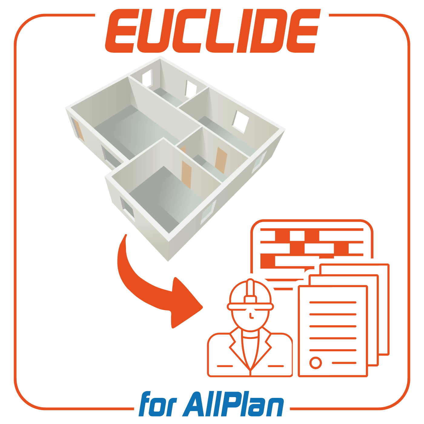 Euclide for AllPlanPlugin per Nemetschek AllPlan che consente di creare in maniera automatica il computo metrico in formato Euclide.