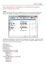 Esempio di voltura (completamento intestazione)