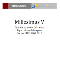 Contabilizzazione del calore e ripartizione spese (UNI 10200)