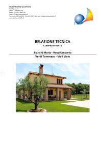 Relazione tecnica (formato Word)