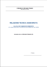 Relazione tecnica asseverata (art. 9, comma 5, lettera d) del D. Lgs. 102/2014)